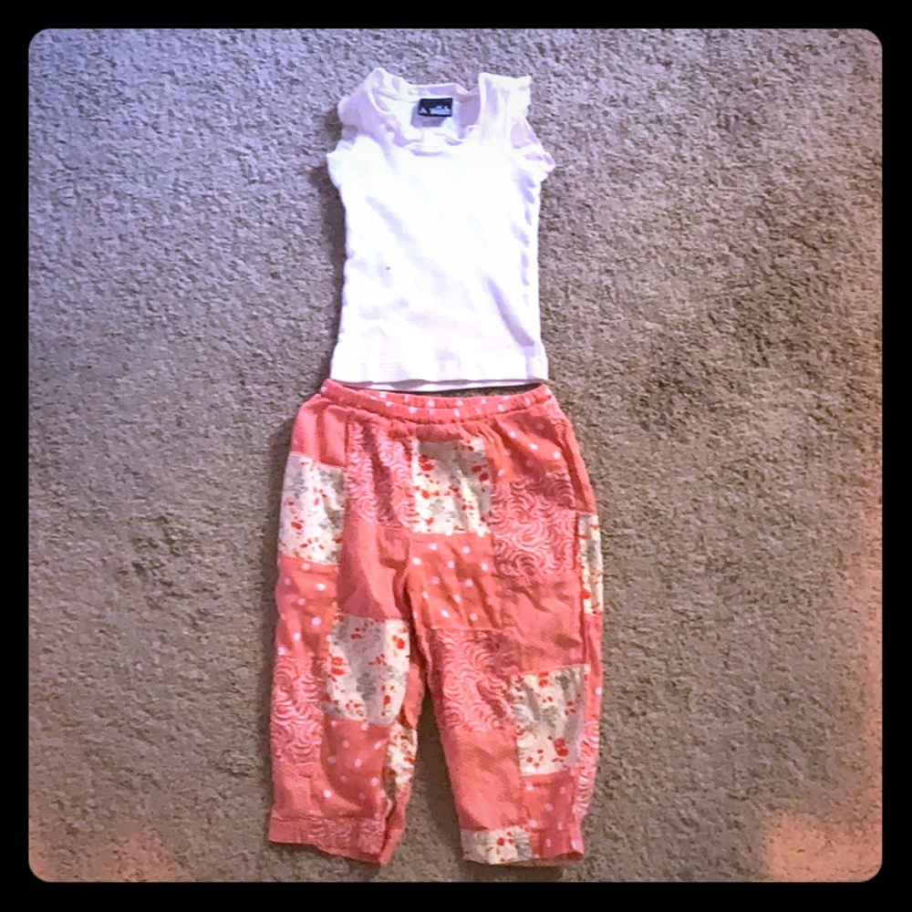 Boutique Chic- A Wish tank + Cornelloki Pants - 2T